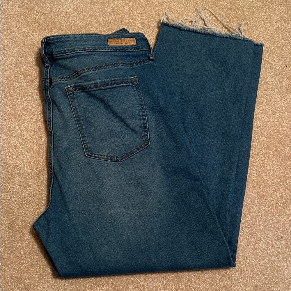 Social Standard by Sanctuary Medium Wash Slim Straight Jeans